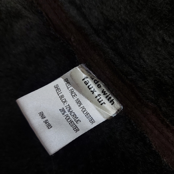 Calvin Klein Brown Faux Fur Lined Winter Jacket - Picture 6 of 8
